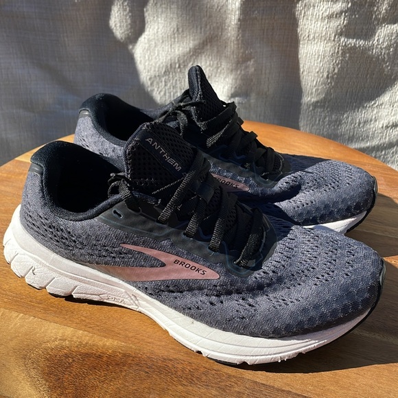 Brooks Anthem 4 Women's Neutral Running Shoe Black/Ebony/Metallic Size 7.5 - Picture 5 of 11